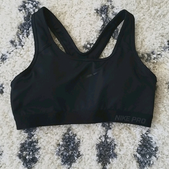 Nike Other - Nike medium black padded sports bra